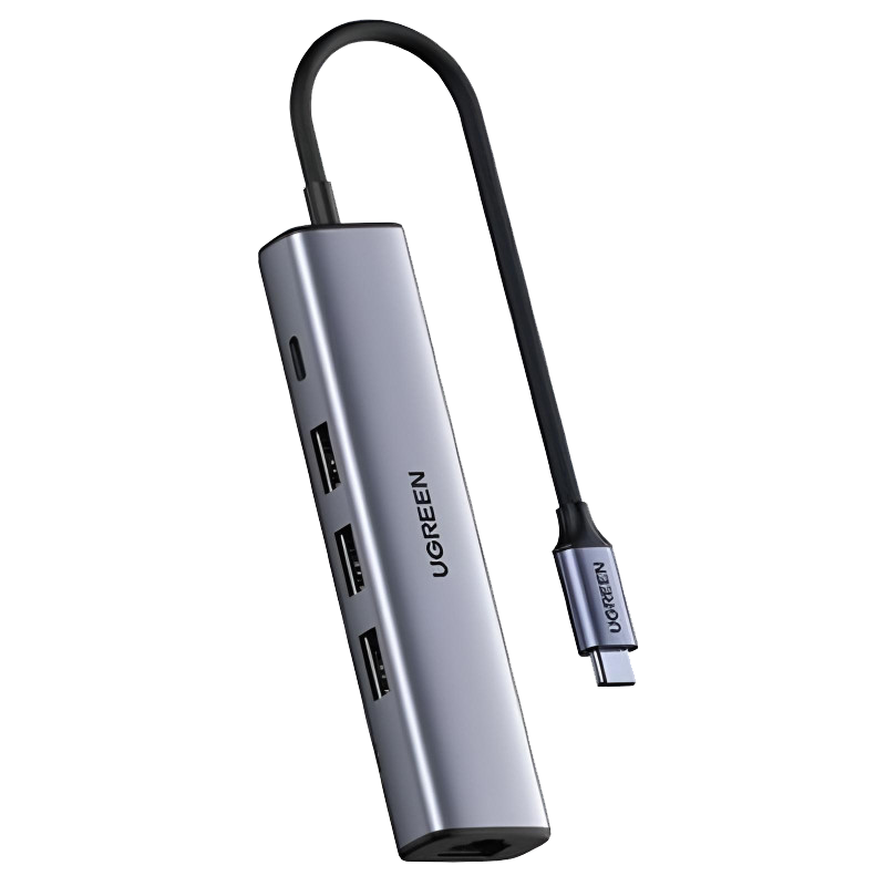 Adaptateur Multifonction Ugreen CM475 4En1 Type-C Gris en Tunisie