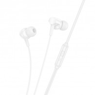 Écouteur Filaire Hoco M112 avec Microphone Blanc en Tunisie