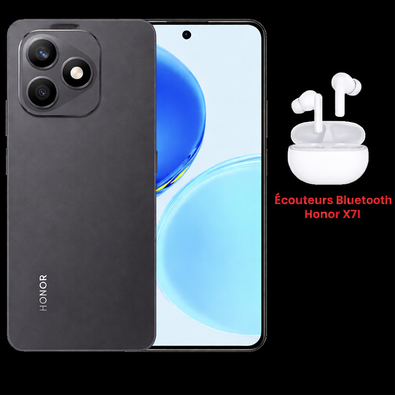 Smartphone Honor X8d 8Go 256Go Noir en Tunisie