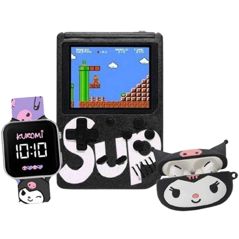 Pack Kids Kuromi 4EN1 Noir En Tunisie