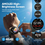 Montre Connectée Mibro GS Explorer Obsidian Noir En Tunisie