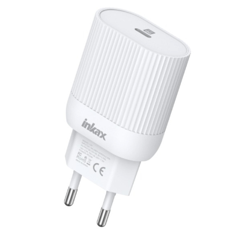 Chargeur Smartphone Inkax C24 Blanc en Tunisie