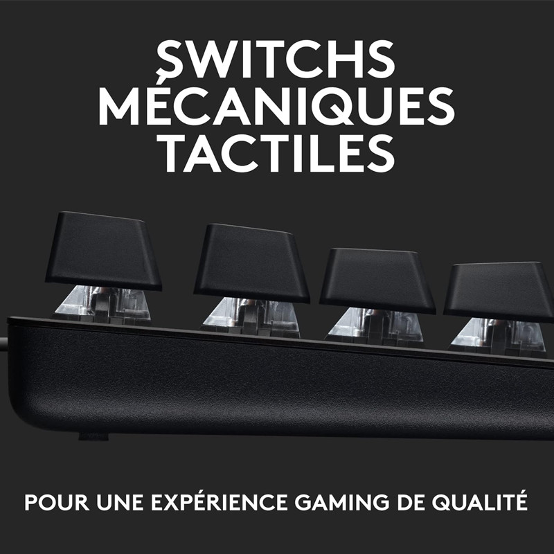 Clavier Gamer Mécanique Logitech G413 TKL SE Noir En Tunisie