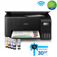 Imprimante Epson EcoTank L3251 Multifonction 3en1 à Réservoir Intégré Couleur A4 Wifi (C11CJ67409)