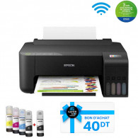 Imprimante à Réservoir Intégré EPSON ECOTANK L1250 Couleur Wi-Fi - Noir (C11CJ71403) En Tunisie