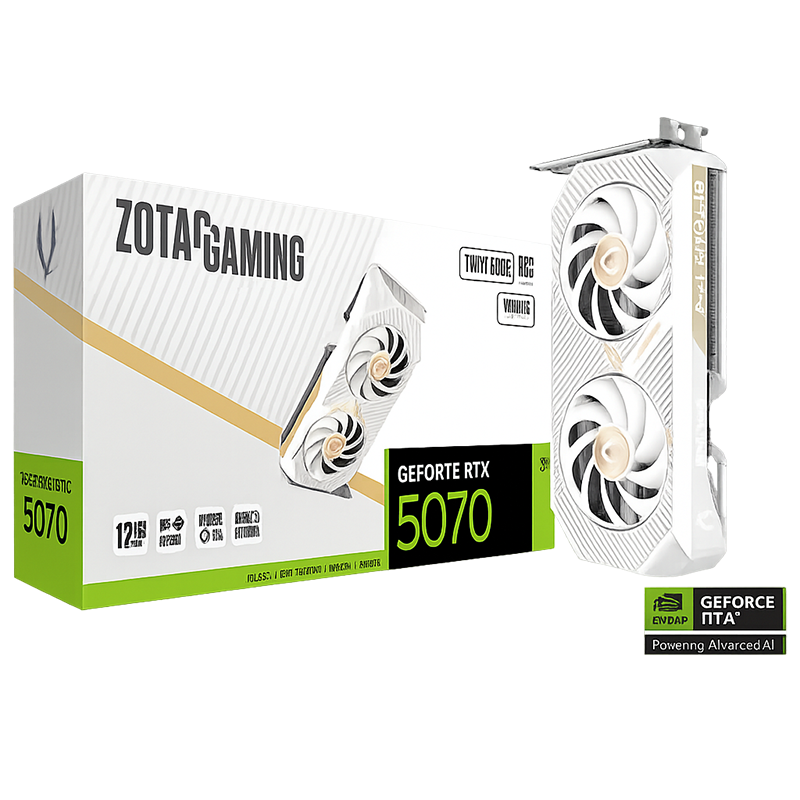 Carte Graphique Zotac Gaming GeForce RTX 5070 12Go GDDR7 Twin Edge OC En Tunisie
