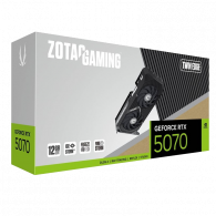 Carte Graphique Zotac Gaming GeForce RTX 5070 12Go GDDR7 Twin Edge En Tunisie