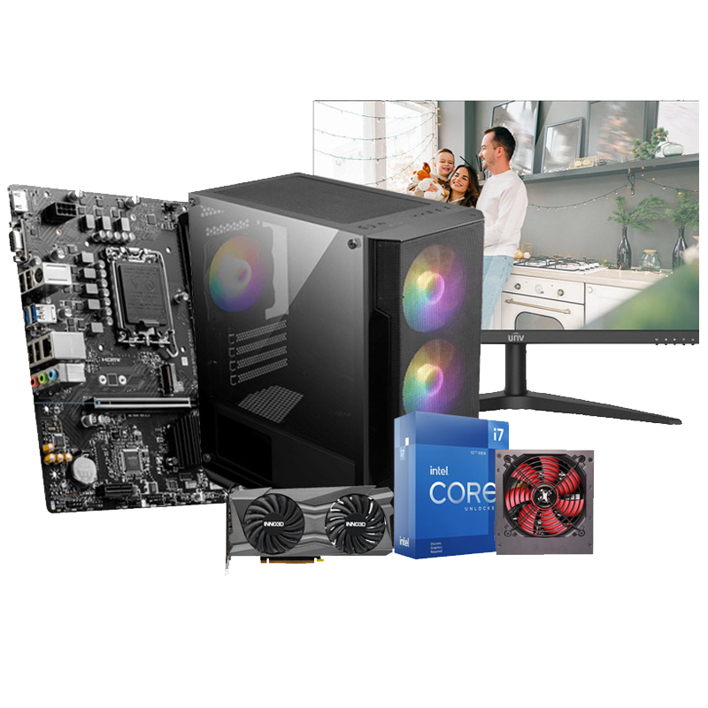 Pc Gamer MAX 701 i7 12Gén 16Go 512Go SSD  RTX 3050 8Go en Tunisie