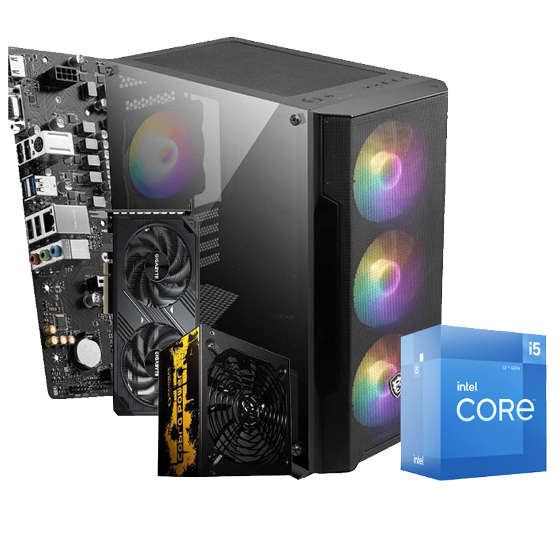 Pc de Bureau Gamer Max 501 i5 11Gén 16Go 512Go SSD  RTX 4060 8Go en Tunisie