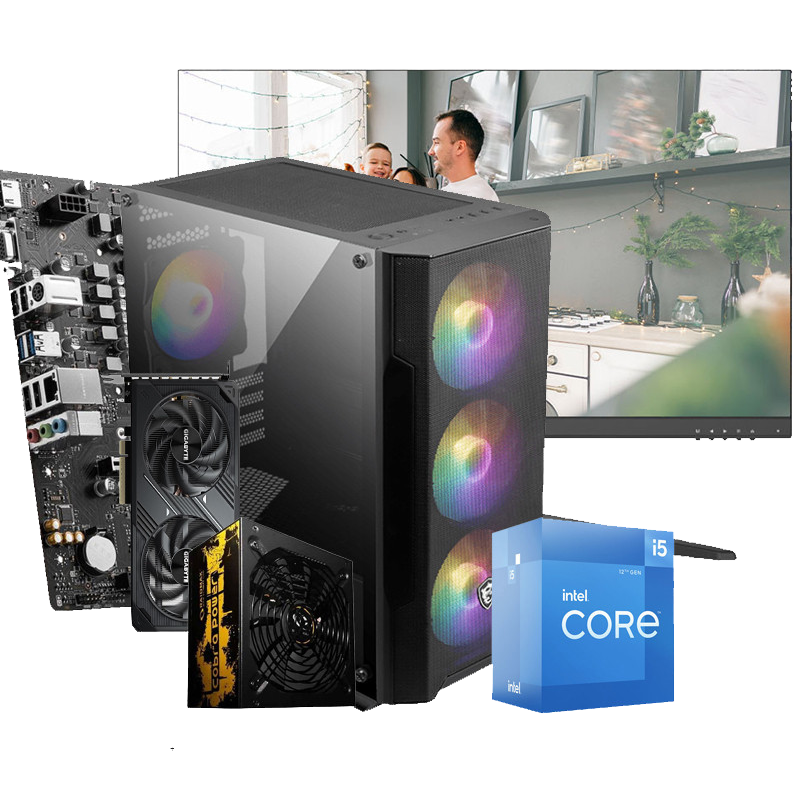 Pc de Bureau Gamer Bu Max 502 i5 11Gén 16Go 512Go SSD  RTX 5050 8Go  en Tunisie