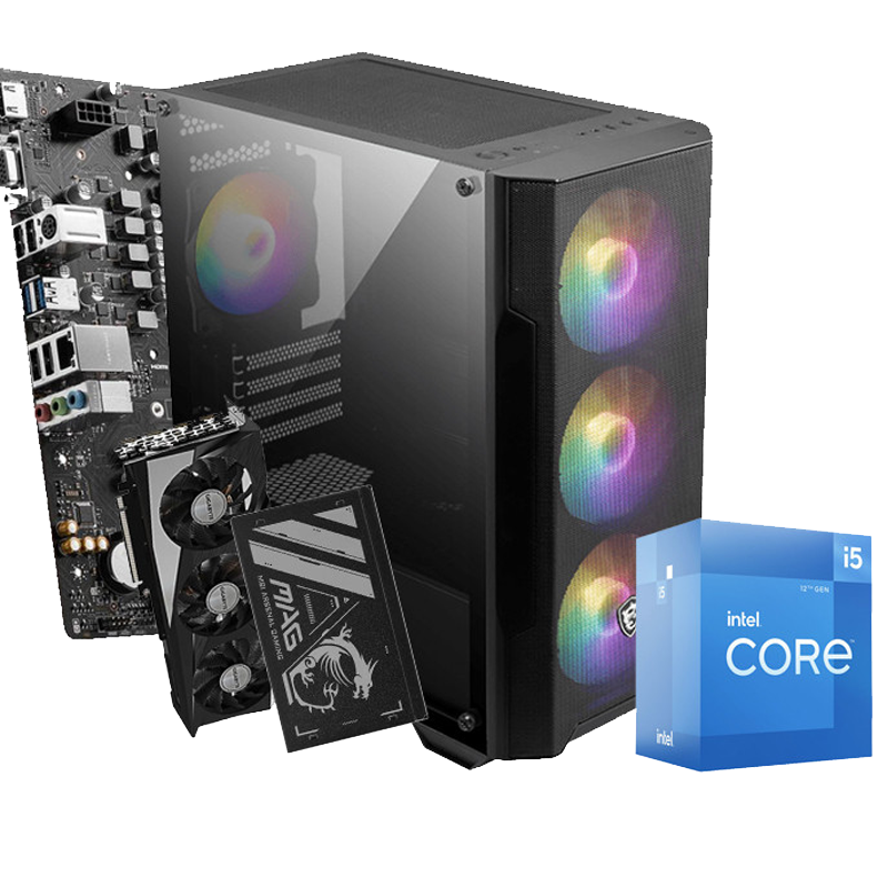 Pc de Bureau Gamer MAX 505 i5 11Gén 16Go 1To SSD  RX 7600 8Go en Tunisie