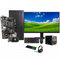 Pc De Bureau Gamer Lightgaming AMD Ryzen 5 8Go 256Go SSD GT610
