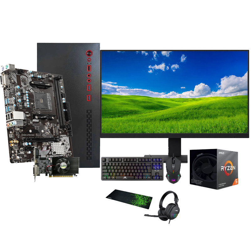 Pc De Bureau Gamer Lightgaming AMD Ryzen 5 8Go 256Go SSD GT610 en Tunisie