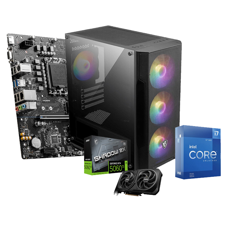 Pc de Bureau Gamer MAX 509 i5 12Gén 16Go 512Go SSD  RTX 5060 Ti 16Go en Tunisie