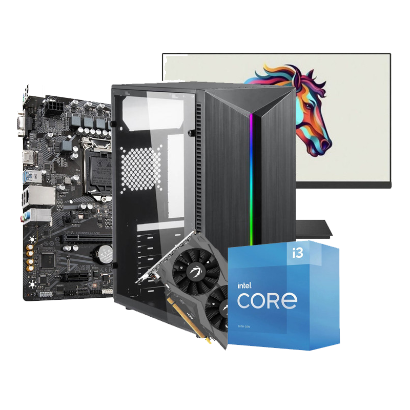 Pc de Bureau Gamer BU-NOVA-300 i3 10Gén 8Go 256Go SSD RTX 3050 En Tunisie