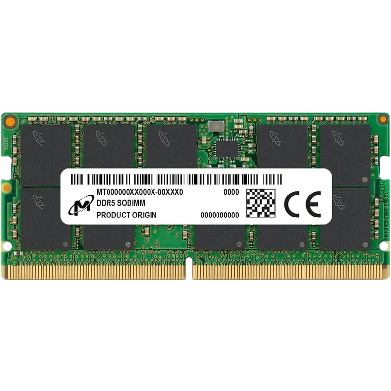 Barrette Mémoire Micron 8Go DDR5 5600MHz SO-DIMM En Tunisie