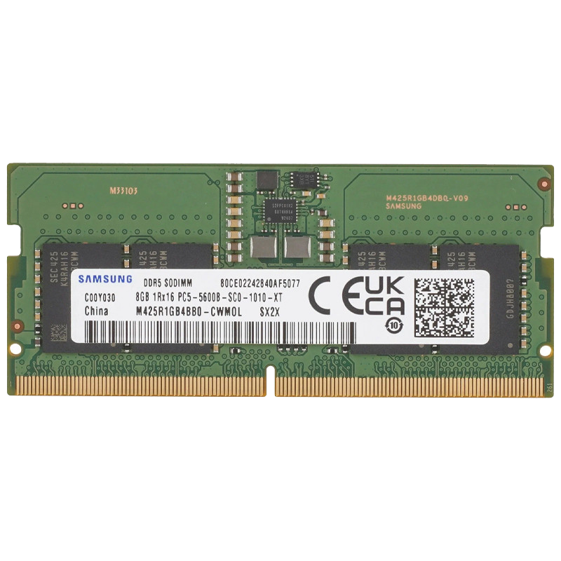 Barrette Mémoire Samsung 8Go DDR5 5600MHz SO-DIMM en Tunisie