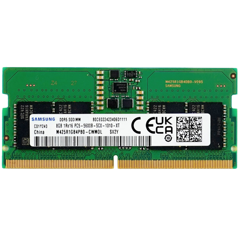 Barrette Mémoire Samsung 8Go DDR5 5600MHz SO-DIMM en Tunisie