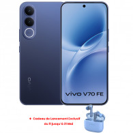 Smartphone Vivo V70 FE 5G 12Go 256Go Bleu