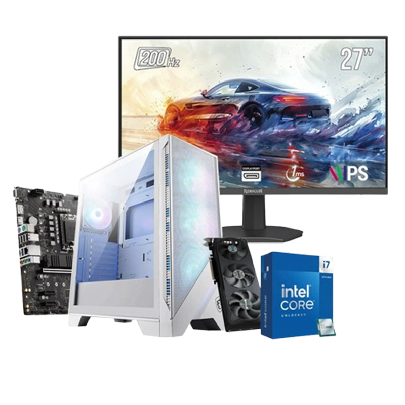 Pc Gamer MAX 722 i7 14Gén 32Go 27" 1To SSD RTX 5070 12Go En Tunisie