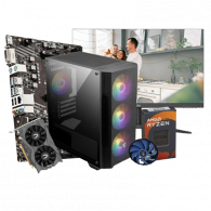 Pc Gamer Apex R500 Ryzen 5 24" 8Go 256Go SSD RTX 3050