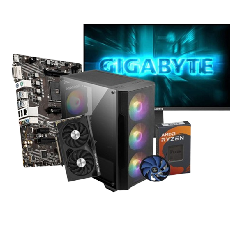 Pc Gamer Apex R501 Ryzen 5 24" 16Go 512Go SSD RTX 4060 8Go En Tunisie