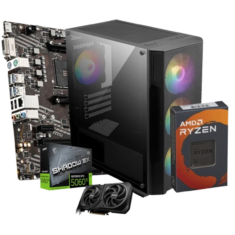 Pc Gamer Apex R505 Ryzen 5 16Go 512Go SSD RTX 5060Ti En Tunisie