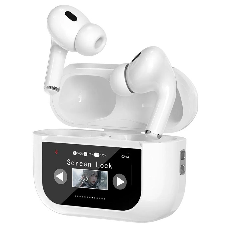 Ecouteur Bluetooth Aspor A629 Avec Ecran Tactile Blanc en Tunisie