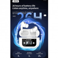 Ecouteur Bluetooth Aspor A629 Avec Ecran Tactile Blanc en Tunisie