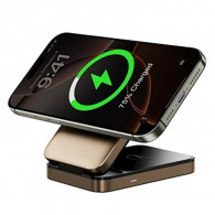 Chargeur Sans Fil Magnétique 3en1 Wiwu W038 Bronze en Tunisie