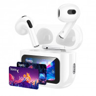 Ecouteur Bluetooth Hoco EW81 ANC Avec Ecran Tactile Blanc en Tunisie