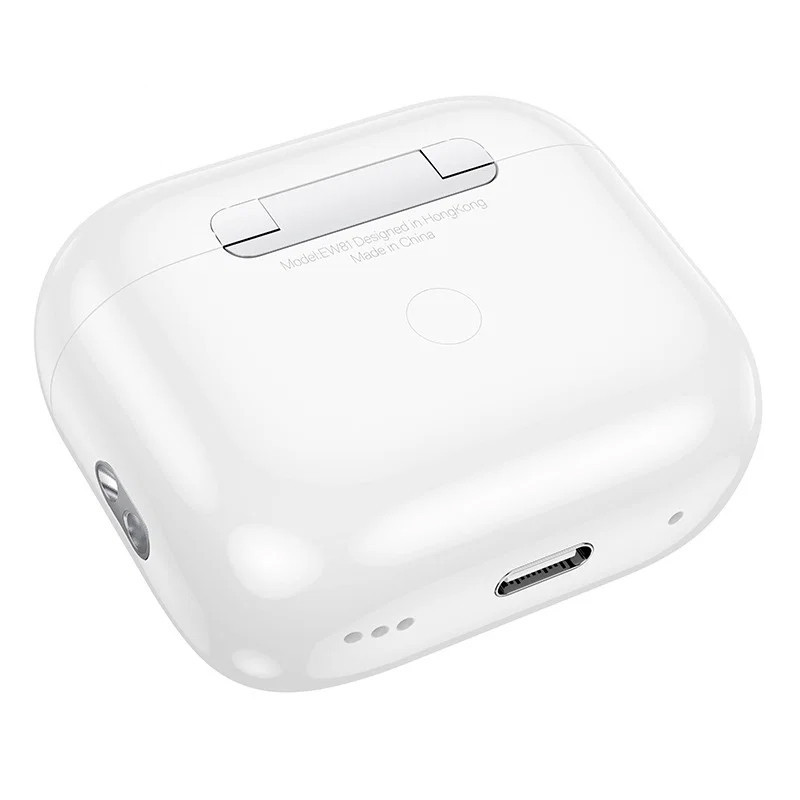 Ecouteur Bluetooth Hoco EW81 ANC Avec Ecran Tactile Blanc en Tunisie
