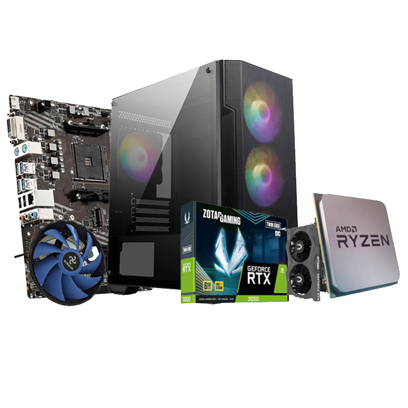 Pc Gamer Apex R512 Ryzen 5 5500 8Go 256Go SSD RTX 3050 6Go en Tunisie
