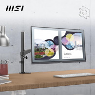 Écran MSI Pro MP273 27" FHD 75Hz Noir en Tunisie