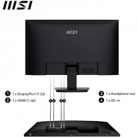 Écran MSI Pro MP273 27" FHD 75Hz Noir en Tunisie