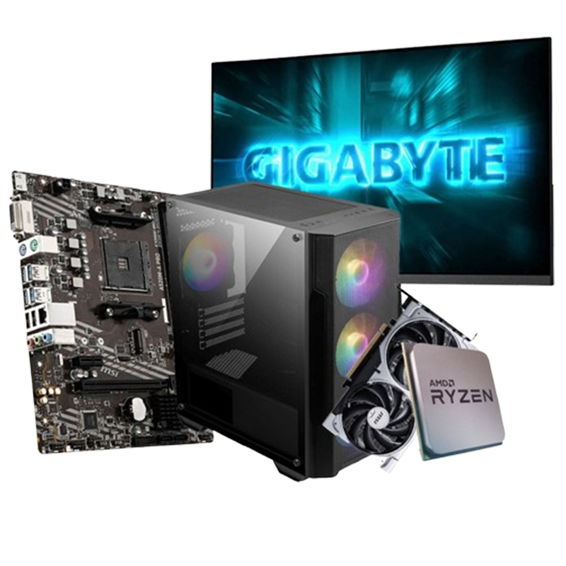 Pc Gamer Apex R515 Ryzen 5 24" 16Go 512Go SSD RTX 5060 8Go En Tunisie