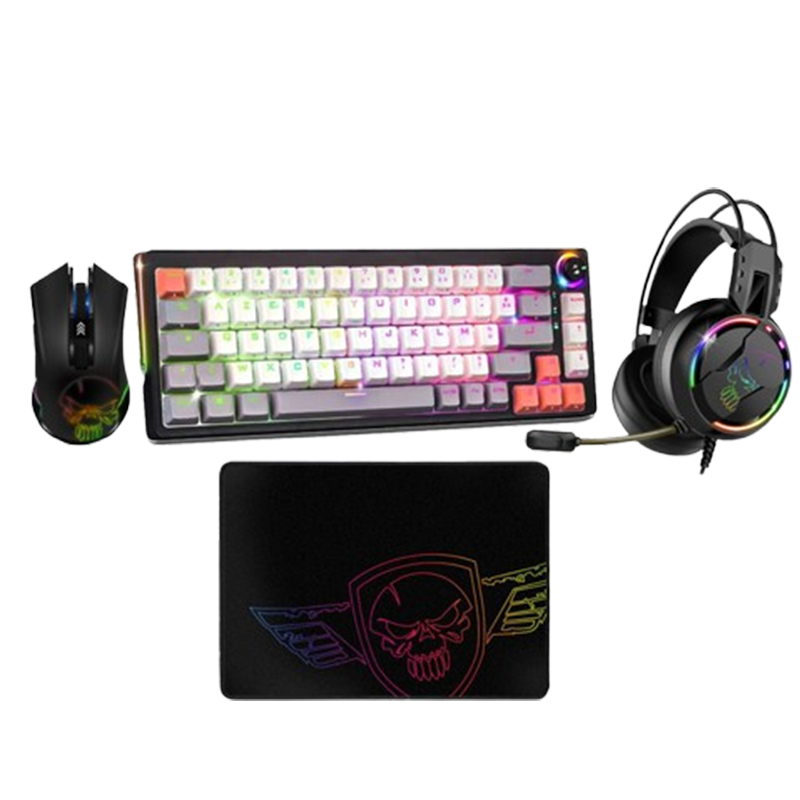 Pack Gamer 4En1 Micro Casque Gaming  + Clavier + Souris Gamer + Tapis Souris Gamer Spirit Of Gamer en Tunisie