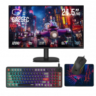 Pack Gamer 4En1 Ecran Cooler Master + Clavier MSI + Souris Gamer Redragon + Tapis Souris Gamer En Tunisie