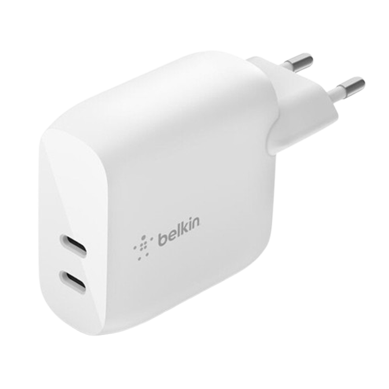 Chargeur Belkin BoostCharge USB-C 40W Blanc En Tunisie