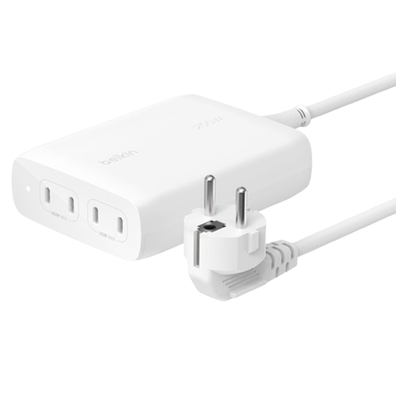 Chargeur Belkin BoostCharge Pro GaN USB-C 200W Blanc En Tunisie