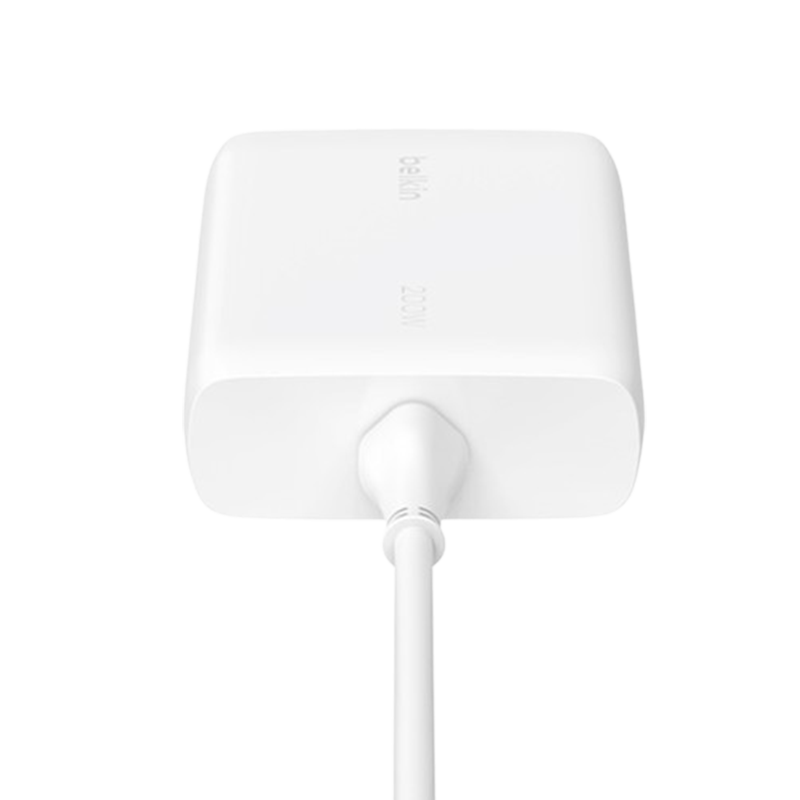 Chargeur Belkin BoostCharge Pro GaN USB-C 200W Blanc En Tunisie