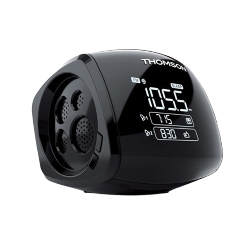 Radio Réveil Sans Fil Avec Projection Thomson CP280 Noir En Tunisie