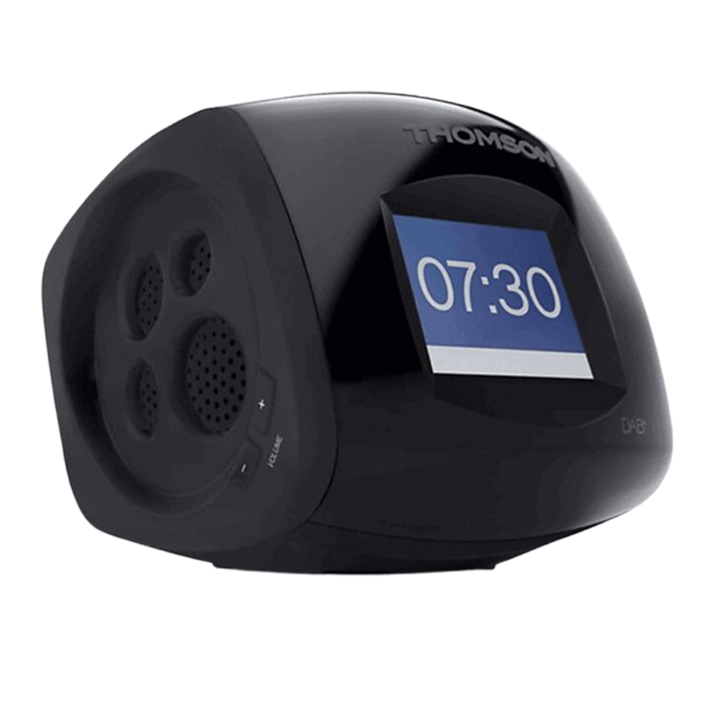 Radio Réveil Sans Fil Avec Projection Thomson CP280 Noir