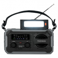 Radio Thomson Solaire D’urgence Longue Durée RT280 Gris En Tunisie