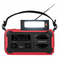 Radio Thomson Solaire D’urgence Longue Durée RT280 Rouge En Tunisie
