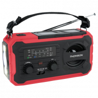 Radio Thomson Solaire D’urgence Longue Durée RT280 Rouge En Tunisie