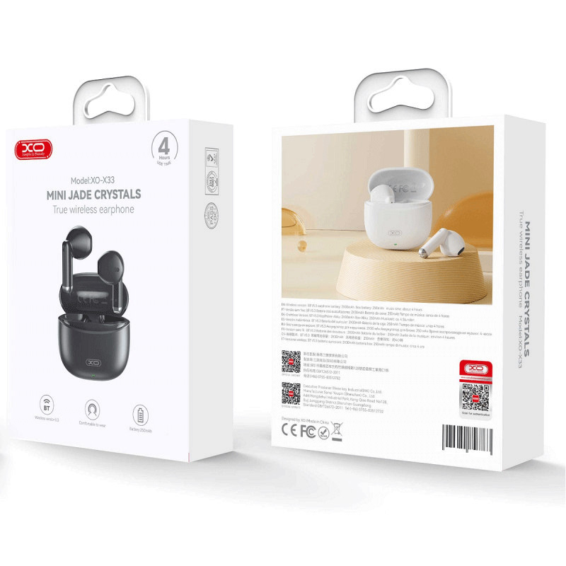 Écouteur Bluetooth XO X33 Noir