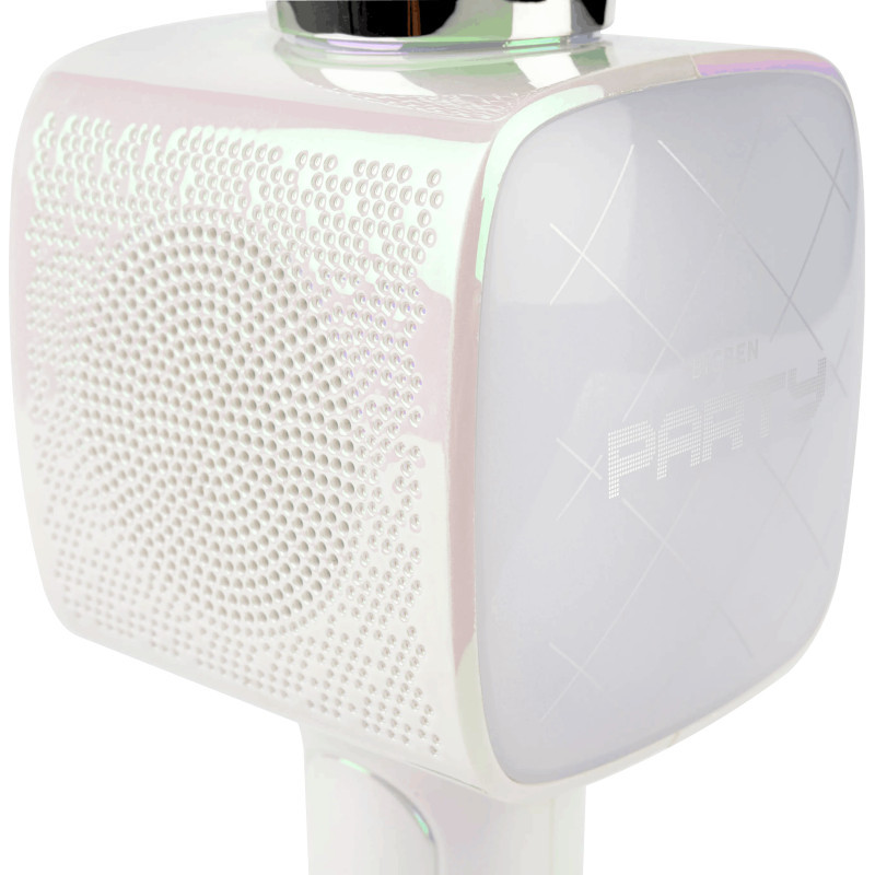 Micro Sans Fil Karaoké & Enceinte Party Bigben PARTYBTMIC2WH 15 W Blanc en Tunisie