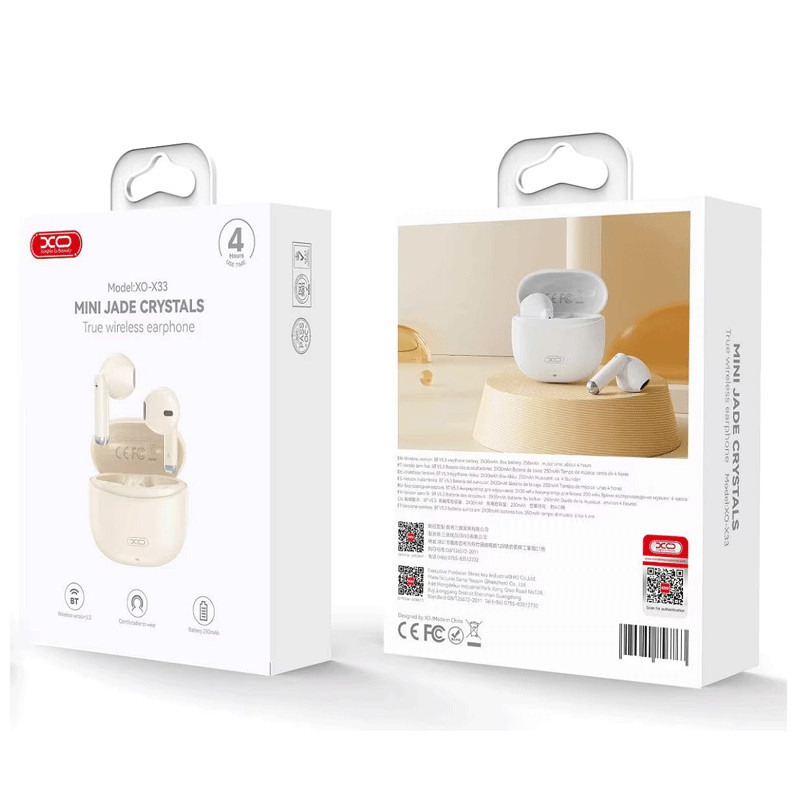 Écouteur Bluetooth XO X33 Beige en Tunisie