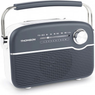 Radio Bluetooth À Recharge Solaire Thomson RTS450BTG Gris en Tunisie